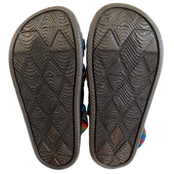 CHACO Chillos Sport Kids Dark Tie Dye Outdoor Performance Sandals Youth 4 - Picture 7 of 9